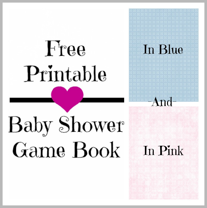 Free Printable: 7 Baby Shower Games in One