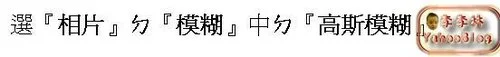 單眼淺景深效果|攝影修圖後製