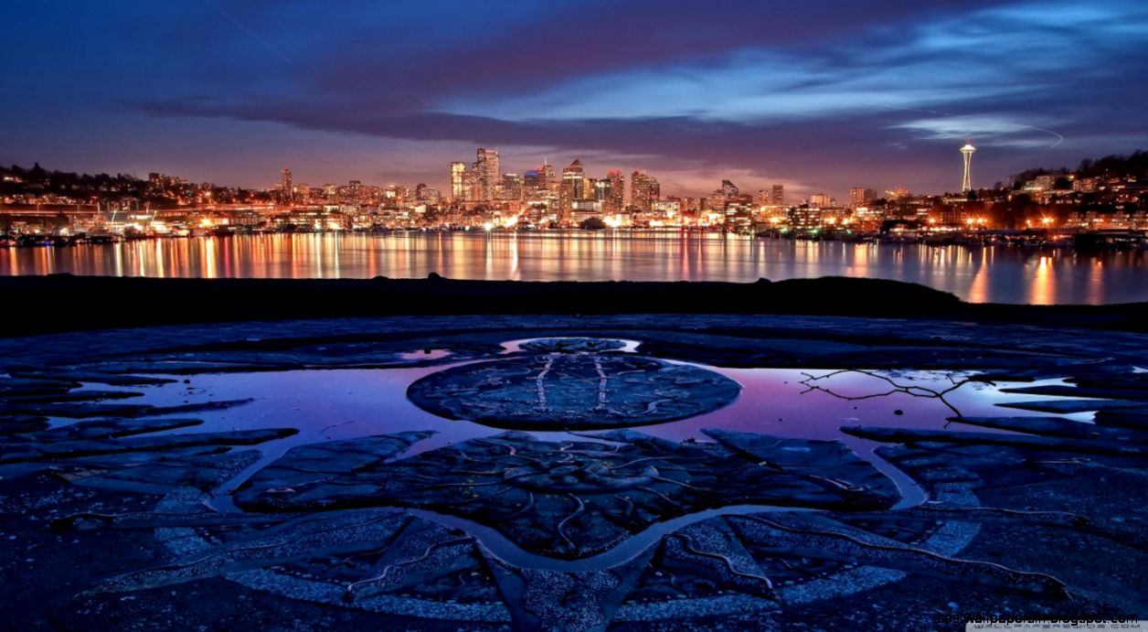 Seattle Skyline Washington HD desktop wallpaper  Fullscreen