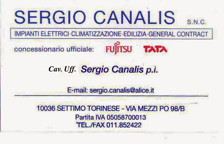 CANALIS Cav. Uff. Sergio