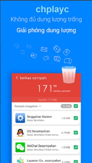 Clean Master Lite (Lightest) - Ứng dụng Tăng Tốc và Diệt Virus Cho Điện Thoại Android c