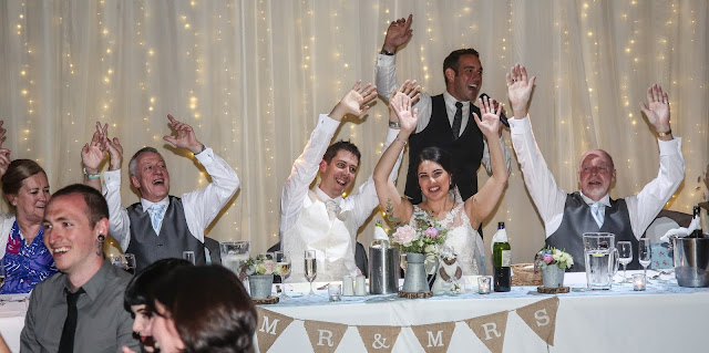 Entertainment for all ages with wedding singer John Norcott at Rivington Hall Barn