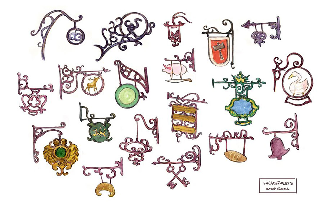 Living Lines Library: Tangled (2010) - Visual Development: Props