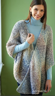 #Cozy #Cover-ups featuring Lion Brand Homespun ~ #Crochet & #Knitting # ...