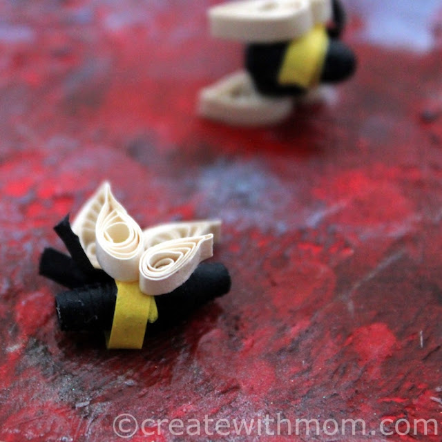 bee paper craft quilling