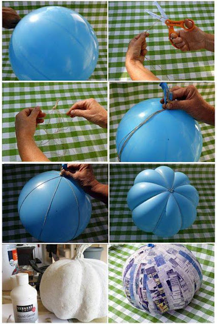 Paso a paso : Cómo hacer una calabaza con un globo para Halloween