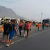 Policía detiene buses que transportaba trabajadores de Casa Grande