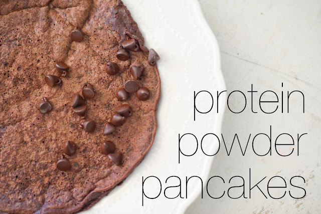 Pancake recipes made from protein powder.  No flour or oil but still delicious and packed with protein!