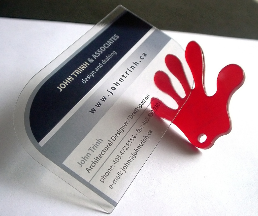 Clear Plastic Business Cards Business Card Tips