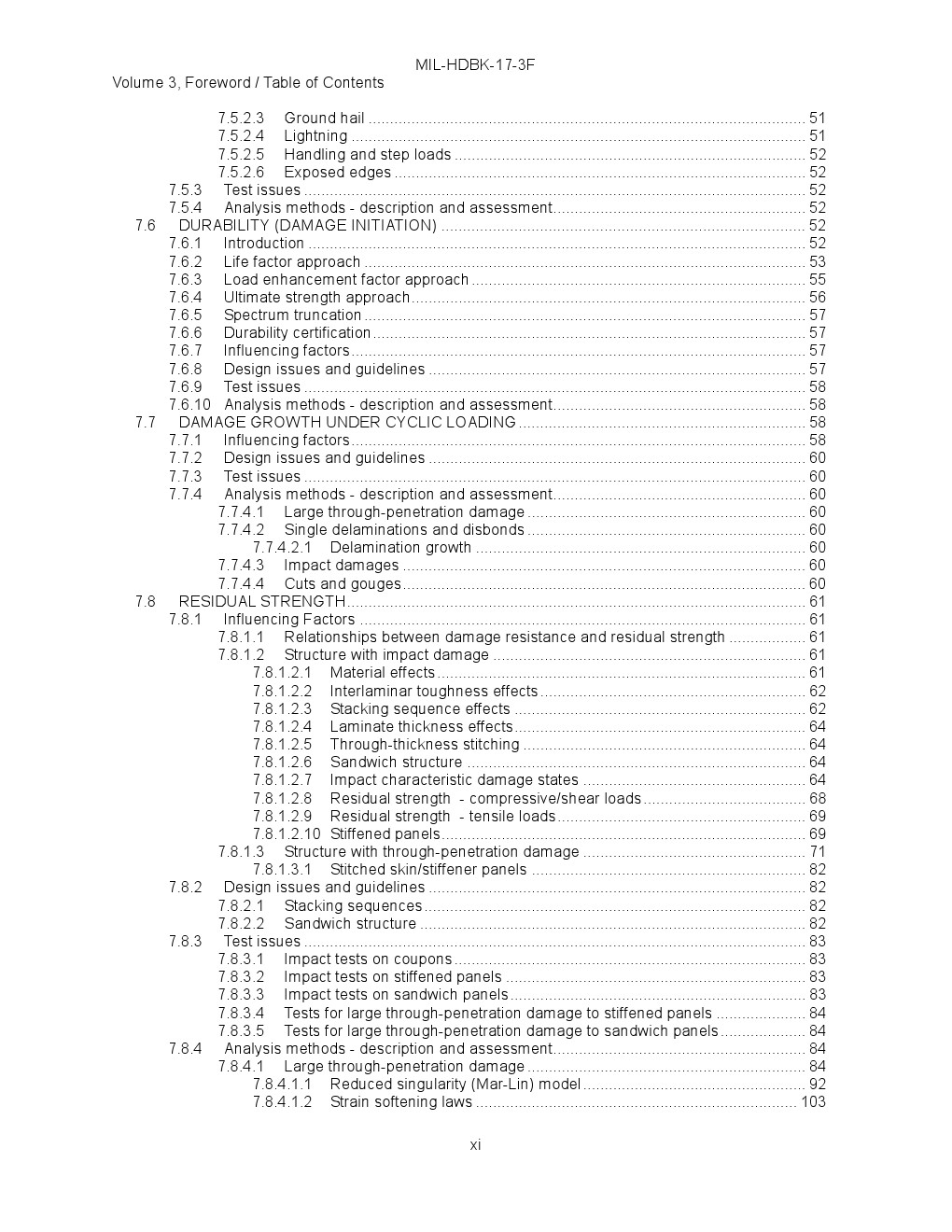 Cement Quality COMPOSITE MATERIALS HANDBOOK