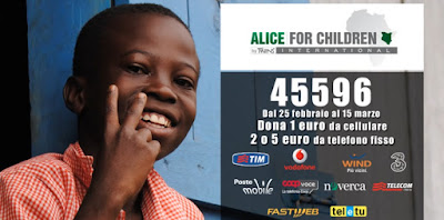SMS solidale di Alice for Children