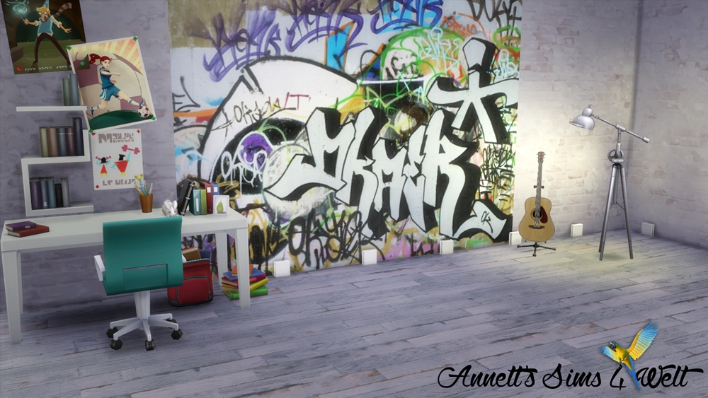 Sims 4 Welt Graffiti Walls