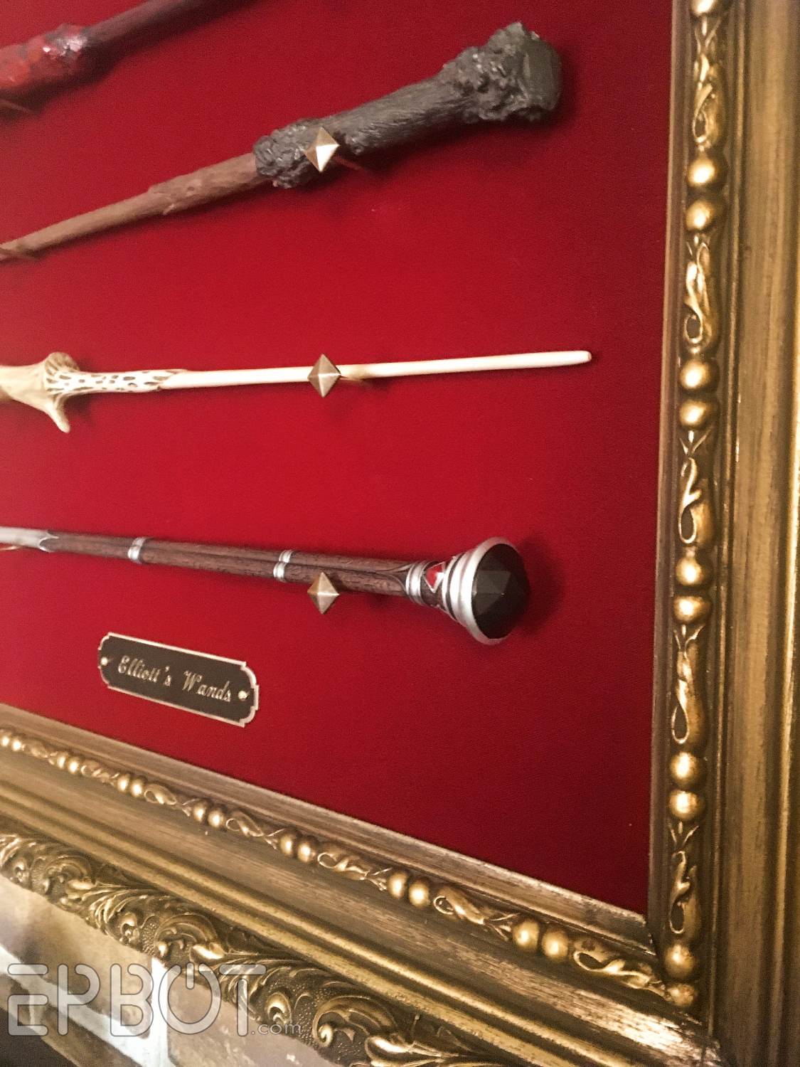EPBOT Make Your Own Framed Wand Display Perfect for Wizarding World