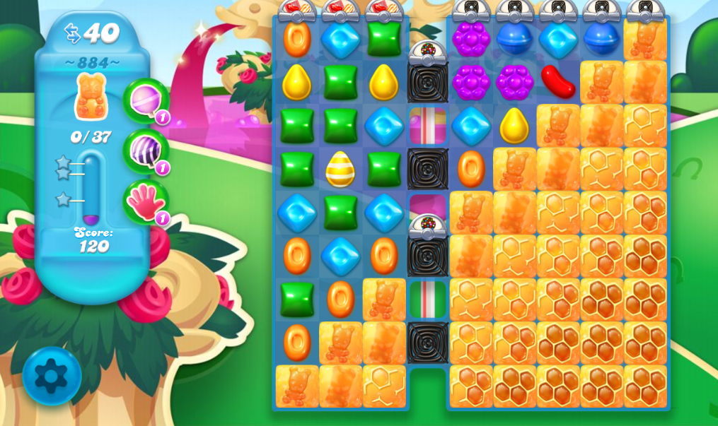 Candy Crush Soda Saga 884 Candy Crush Soda Saga 884