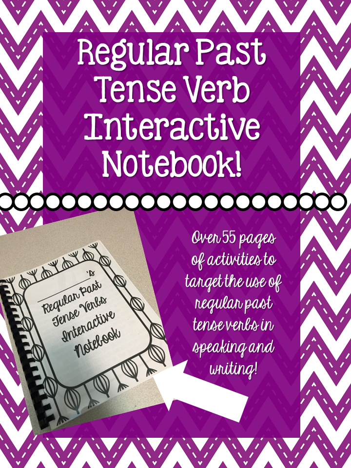 Smashingly Good Speech: Regular Past Tense Interactive Notebook