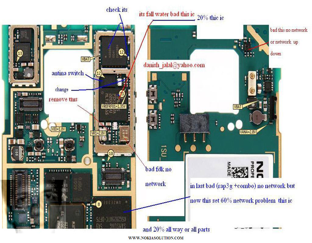 NOKIA N73 SIGNAL PROBLEM REPAIR GSM REPAIRING IMAGE