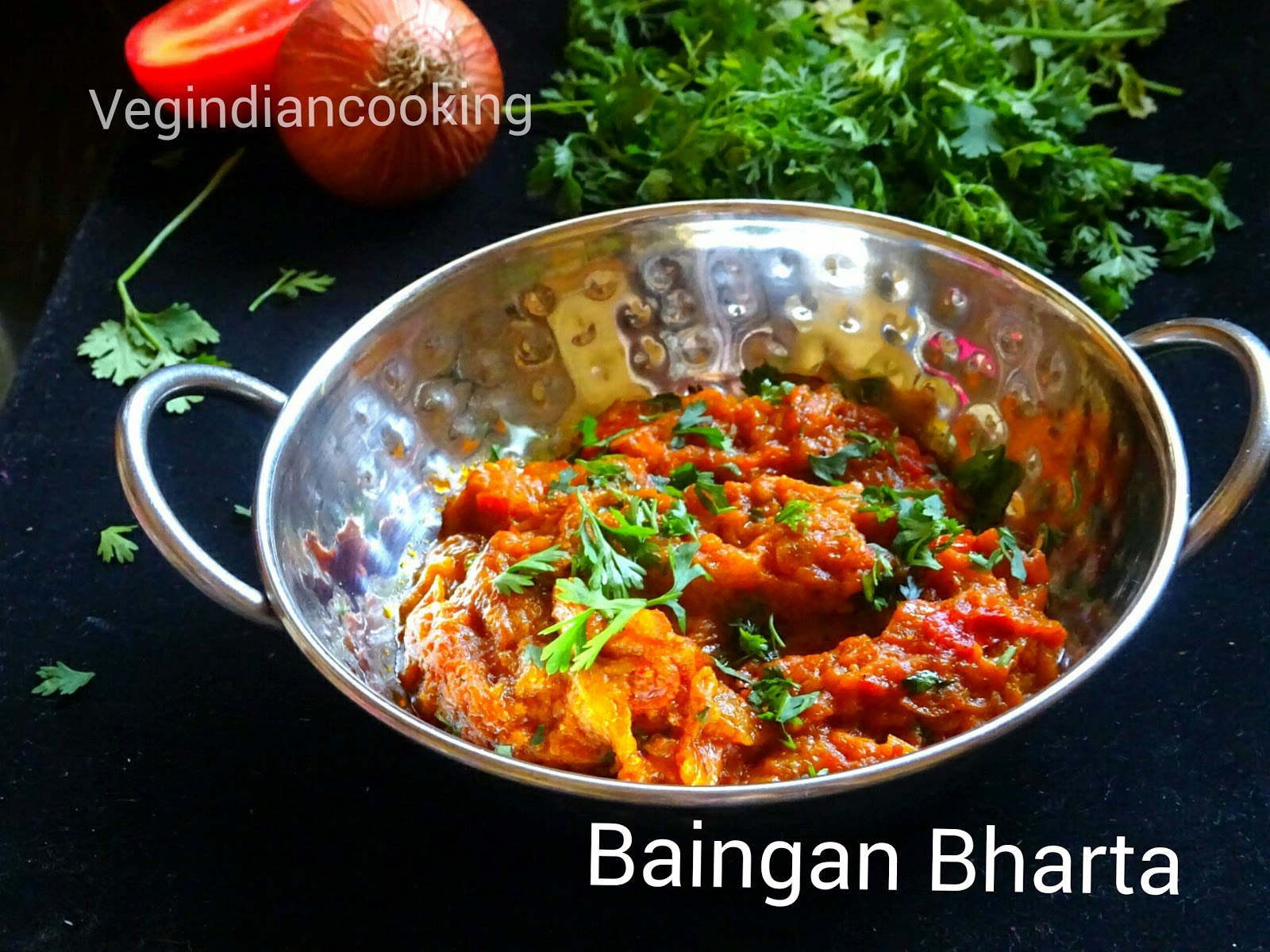 Veg Indian Cooking Baingan Bharta Recipe