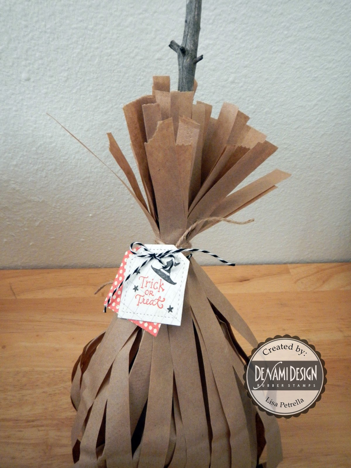 DeNami Design Blog Halloween Broom Treat Bag