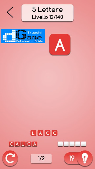 AnagrApp soluzione pacchetto 3 (5 lettere) livelli 1-140