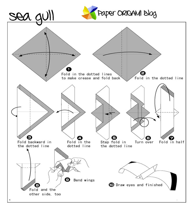 Origami Sea Gull