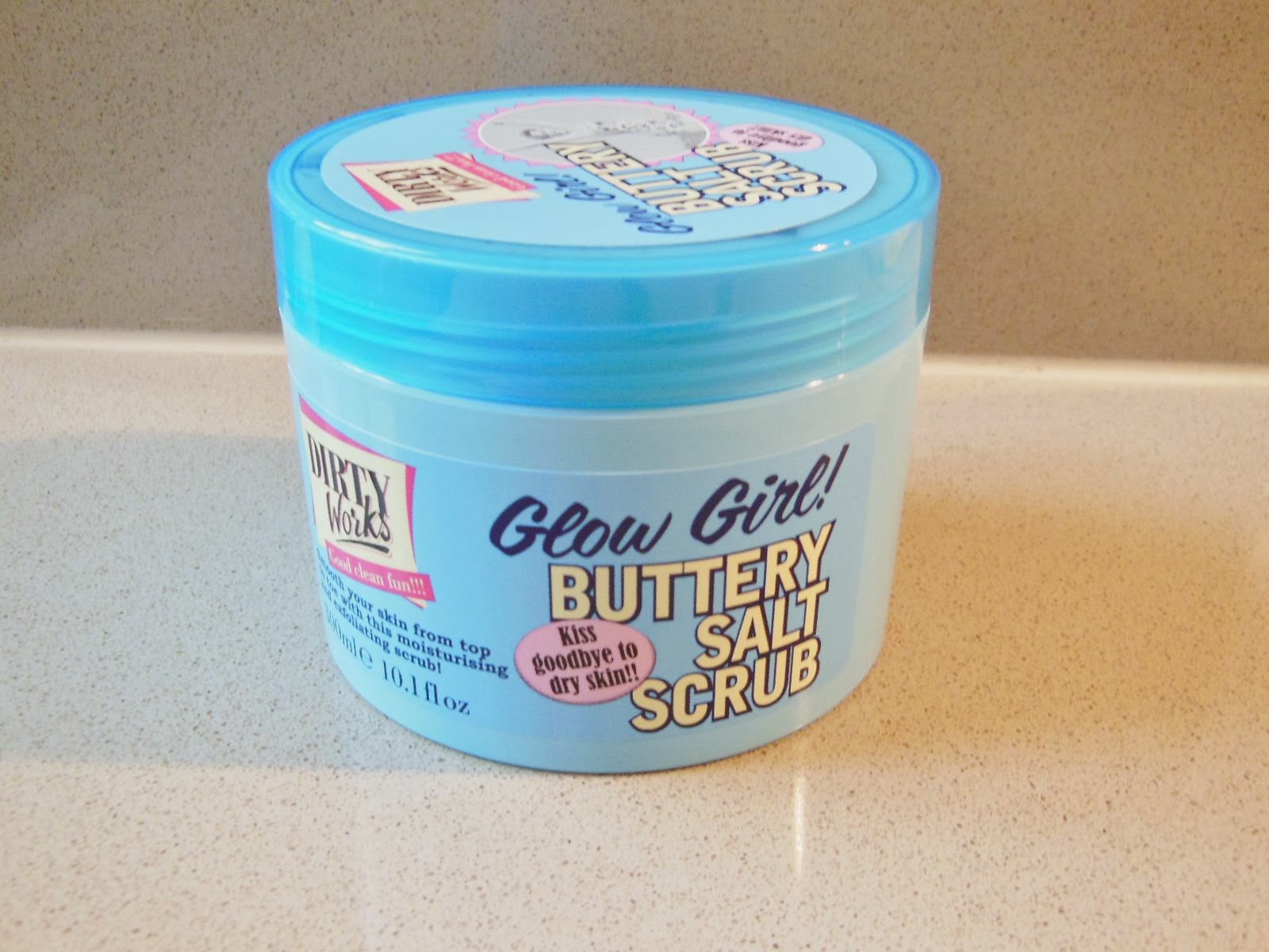 Product Review Dirty Works Glow Girl Buttery Salt Scrub and Supreme