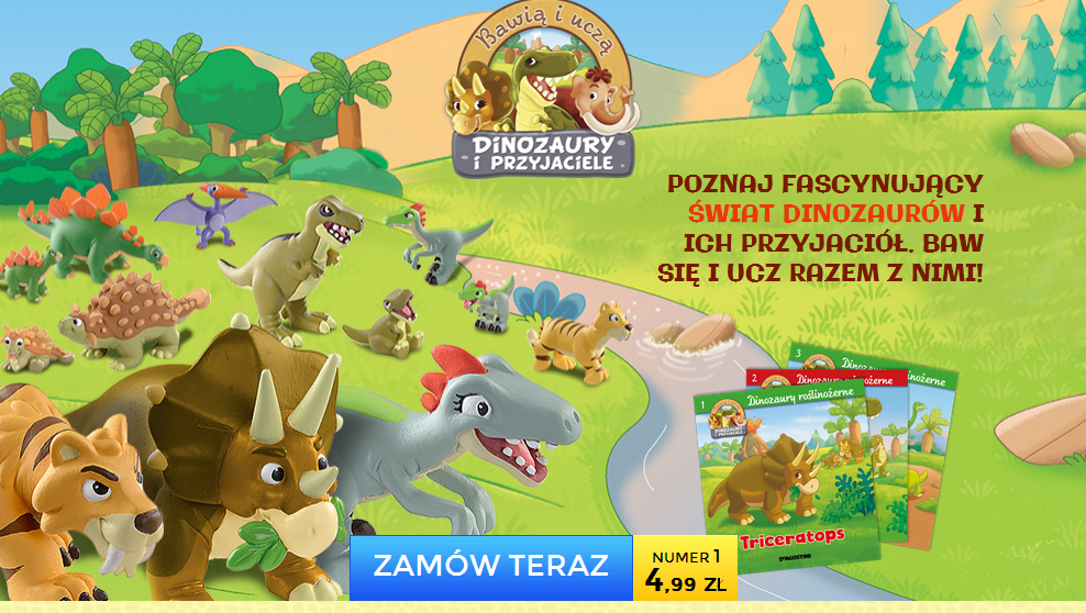 Dinozaury I Przyjaciele Nr 9 Dodatki w kiosku (+sklepy): Dinozaury i Przyjaciele- zapowiedź