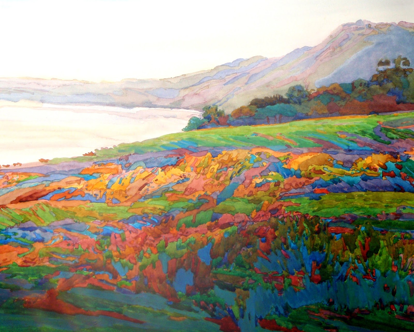 robin purcell california watercolors in the plein air tradition California Art Club Exhibit