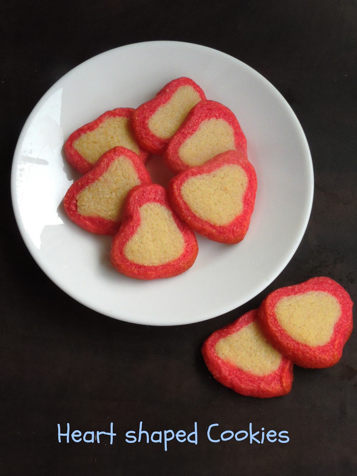 Heart Shaped Butter Cookies Cook N Click