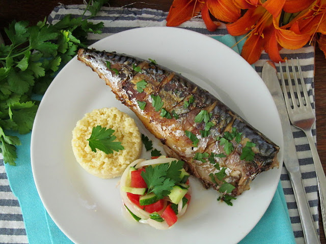 Скумбрия маринованно-жаренная (Очееенььь вкусная!!!)