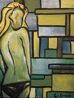 Green Lady Original Painting