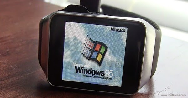Jam tangan Samsung Gear Live Dengan Windows 95?  