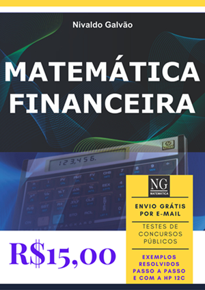 Adquira a sua Apostila de Matemática Financeira do Prof.Nivaldo Galvão