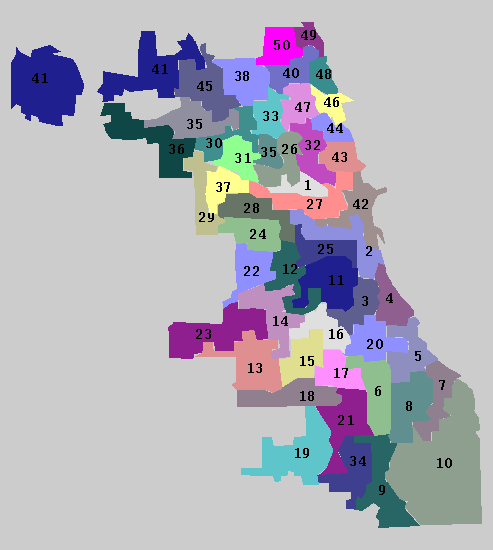Alderman Chicago Map