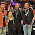 Photo of Floyd Mayweather and three of his children at the LA Lakers game