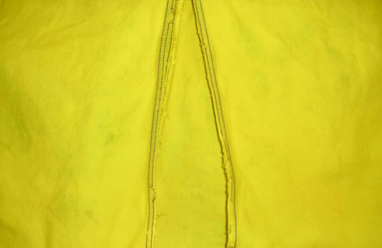 EMBARRASSING DISGRACE Refashions & Coffee Yellow denim fabric for a