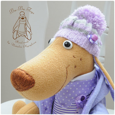 Игрушка собака ручной работы Bu-Bu.Toys
