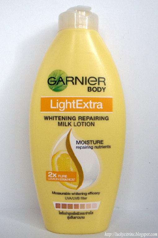 Lucky Citrine Garnier Body LightExtra Whitening Repairing Milk Lotion