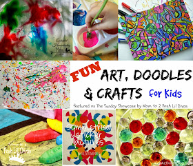 Mom to 2 Posh Lil Divas: Art, Doodles and Crafts for Kids {The Sunday ...