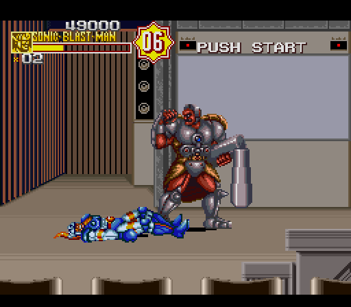 Vgjunk Sonic Blast Man 2 Snes