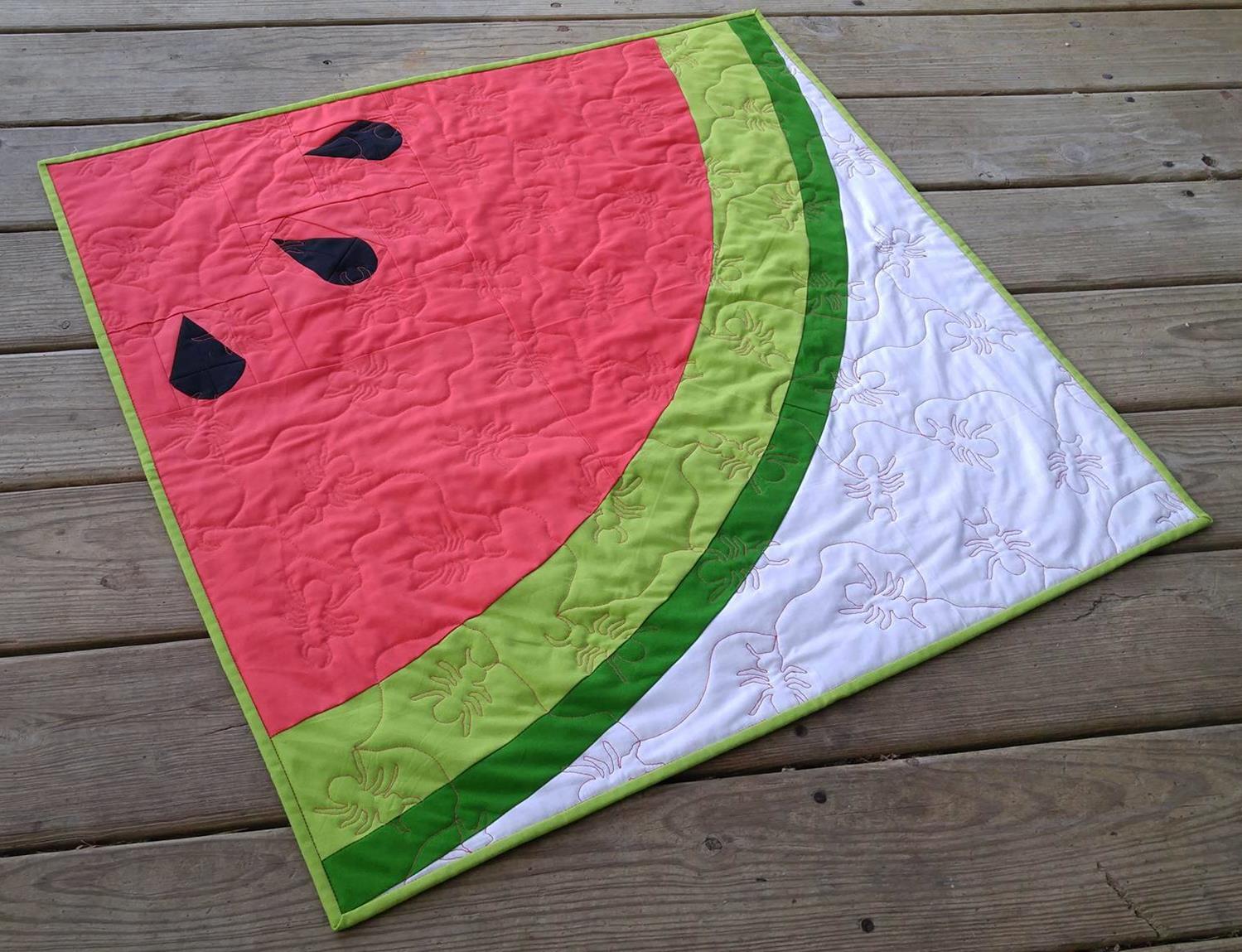 Melon Slices Quilt Pattern Pieced AW 