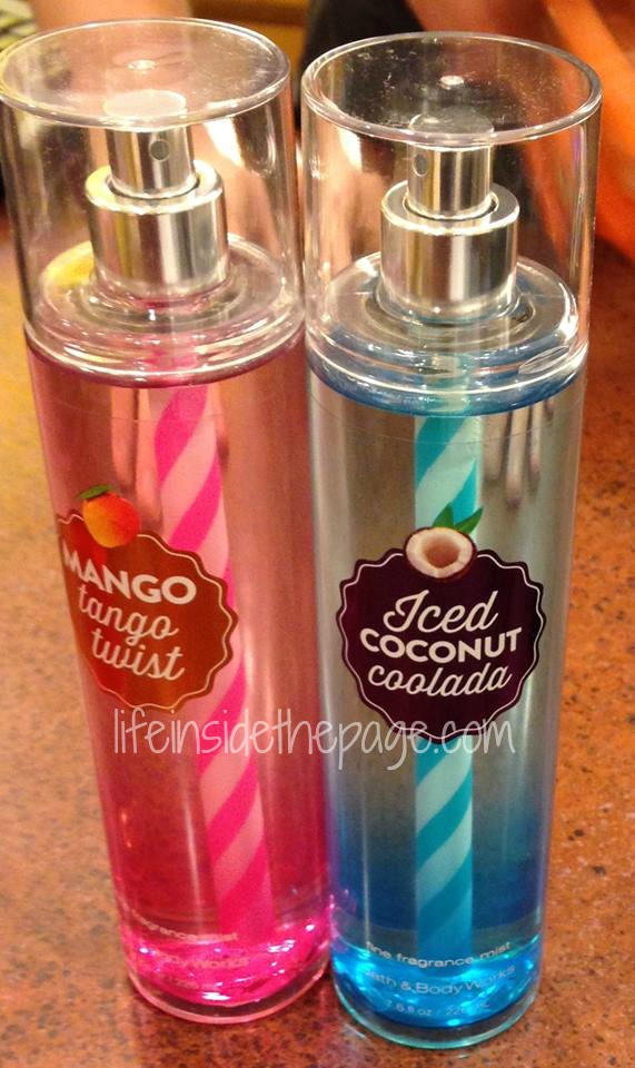 life inside the page bath body works splash into summer coconut mango bath and body works