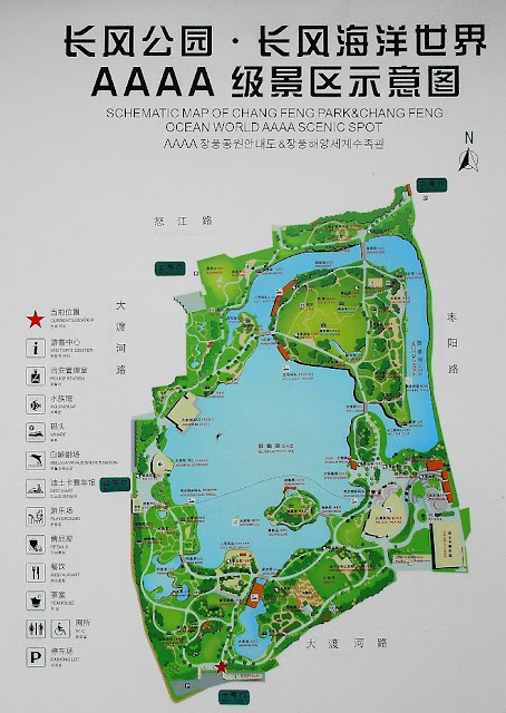 長風公園の案内図
