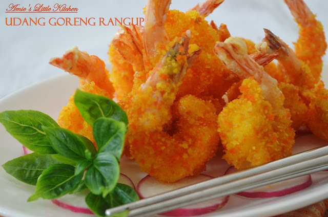 Amie S Little Kitchen Sedapnya Udang Goreng Rangup