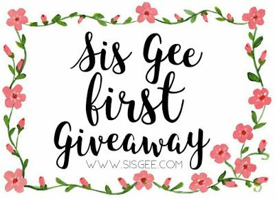 Sis Gee First Giveaway