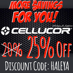 www.cellucor.com for 25% OFF & FREE shipping use code: HALEYA