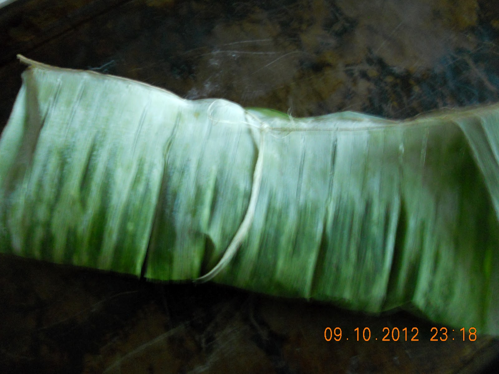to my kitchen ) Banana Leaf Wrapped Fish in Tangy Bell Pepper Sauce