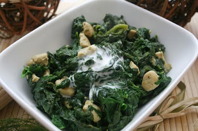  البوتاسيوم، أغنى 10 أغذية بالبوتاسيوم وأهم فوائده واعراض نقصه  Cooked-spinach