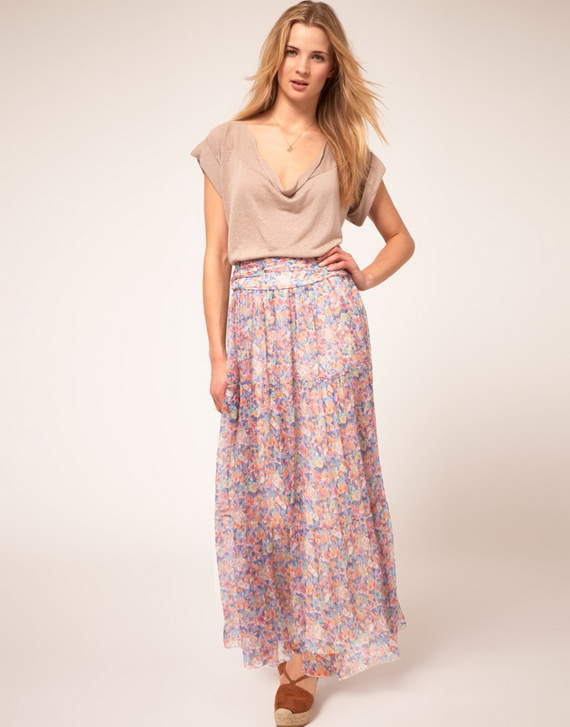 Stylish and Elegant Maxi Skirt Outfits for Girls | Glamour Talkz