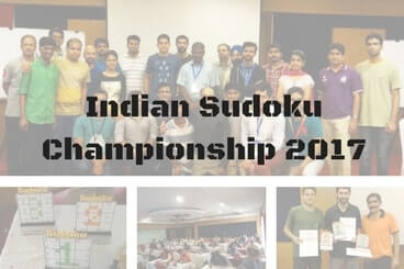 Indian Sudoku Championship 2017 Experience by Rajesh Kumar