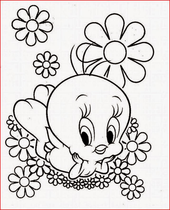 Coloring Pages Of Tweety Coloring Pages Tweety Bird free printable coloring pages